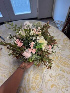 Bouquet - Pink & Cream Artificial Arrangement